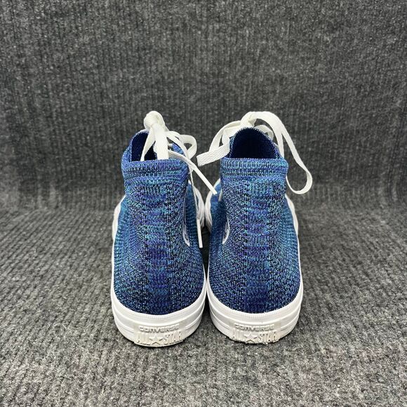 Converse Chuck Taylor All Star Flyknit Hi True Indigo Blue White Shoes Mens 11.5 main image 7